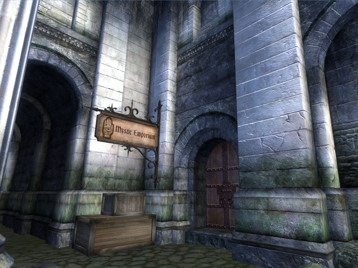 Interior of the Mystic Emporium